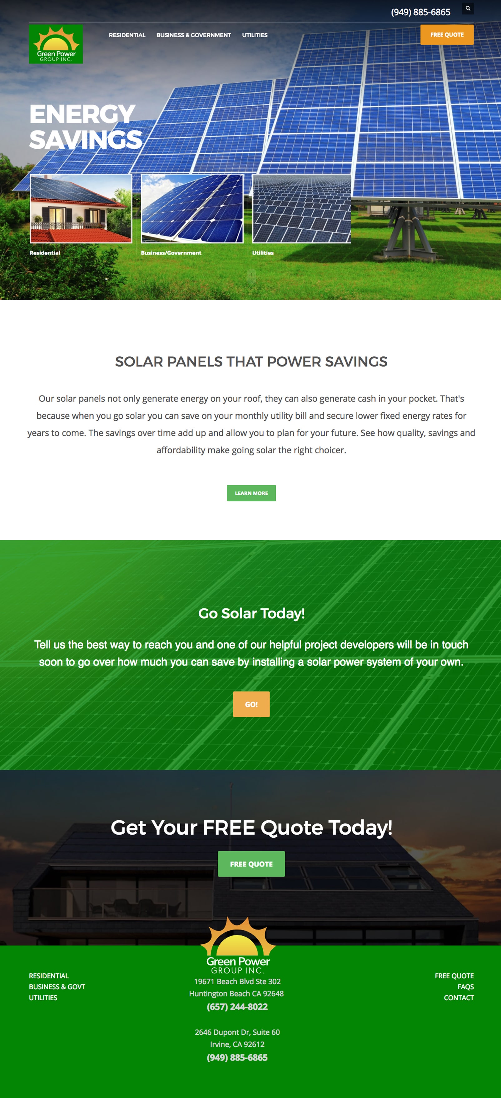 Green Power Group home page